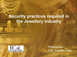 Jewellery Tracking System